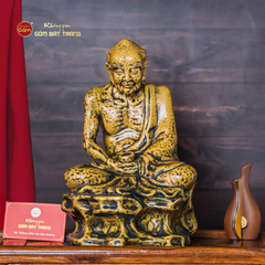 Bộ Tượng Men Vàng Cổ Thập Bát La Hán