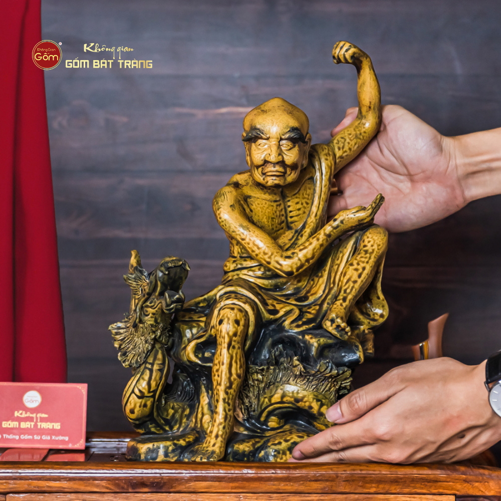 Bộ Tượng Men Vàng Cổ Thập Bát La Hán