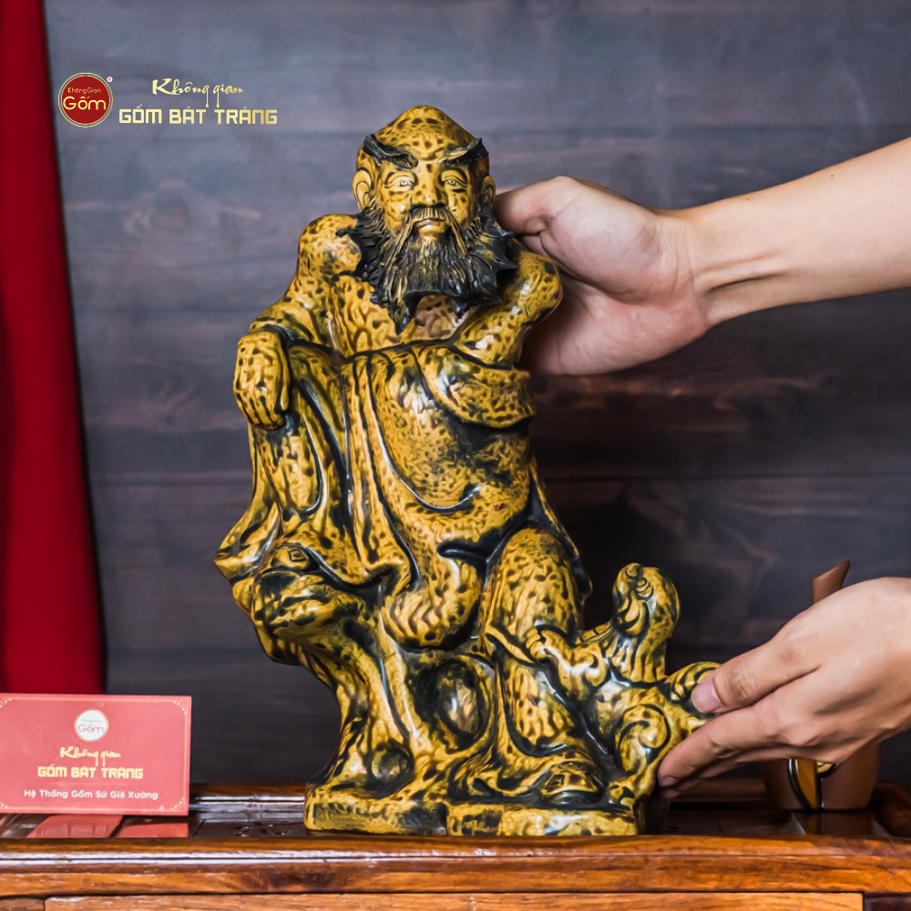Bộ Tượng Men Vàng Cổ Thập Bát La Hán