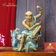 Bộ Tượng Men Rạn Thập Bát La Hán