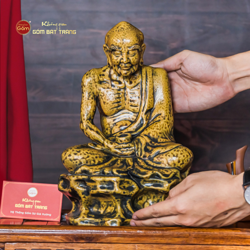 Bộ Tượng Men Vàng Cổ Thập Bát La Hán