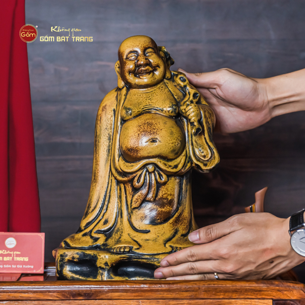 Bộ Tượng Men Vàng Cổ Thập Bát La Hán