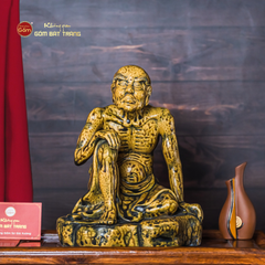 Bộ Tượng Men Vàng Cổ Thập Bát La Hán
