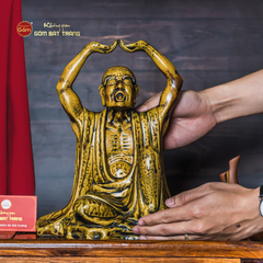 Bộ Tượng Men Vàng Cổ Thập Bát La Hán