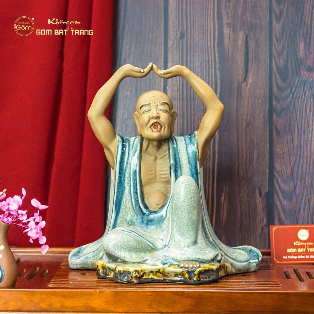 Bộ Tượng Men Rạn Thập Bát La Hán
