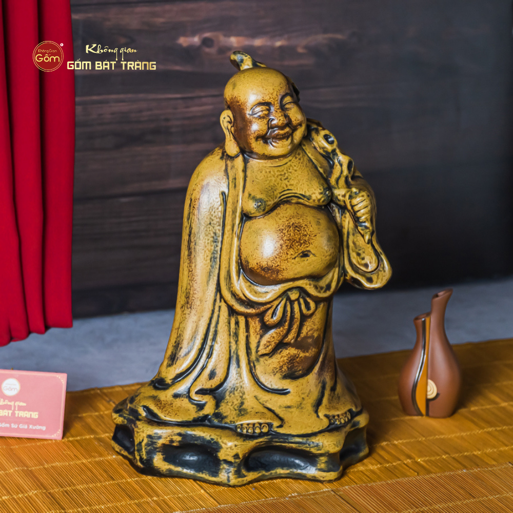 Bộ Tượng Men Vàng Cổ Thập Bát La Hán