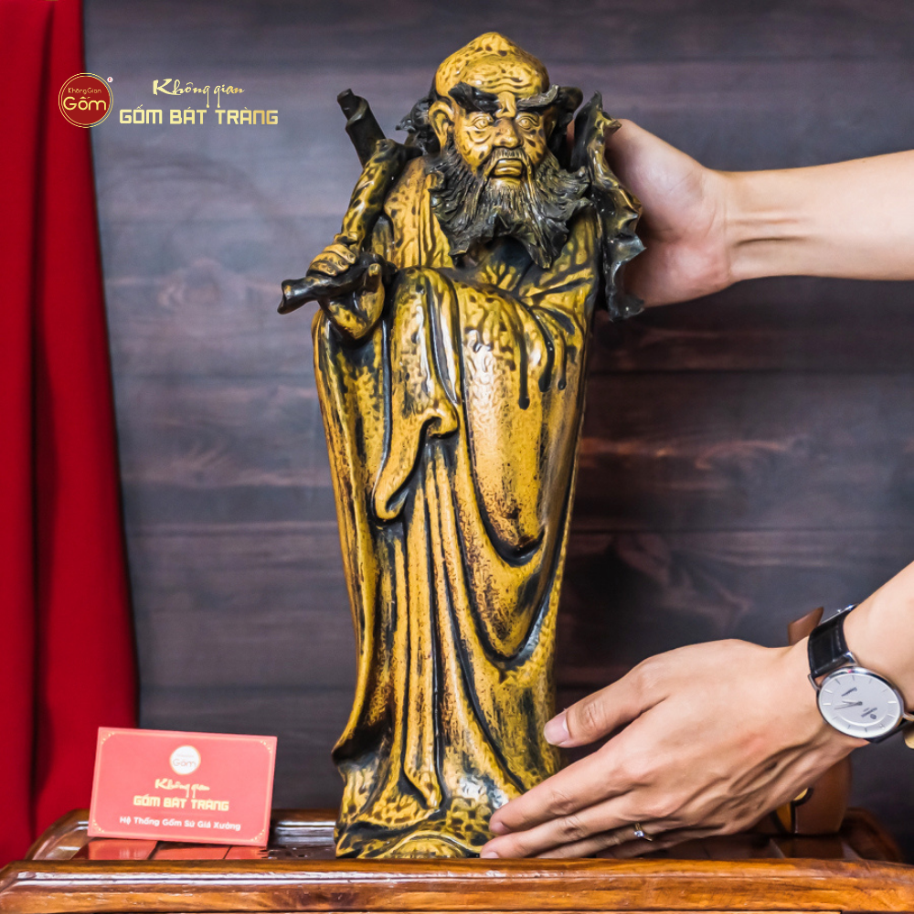 Bộ Tượng Men Vàng Cổ Thập Bát La Hán