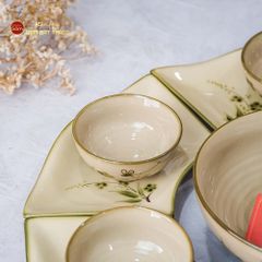 Bộ Mâm Cúng Hoa Mặt Trời Hoa Đào Chuồn
