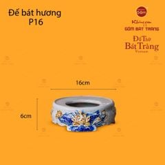 Bát Hương Thờ Men Rạn Họa Tiết Hoa Sen