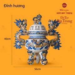 Đỉnh Hương Thờ Men Rạn