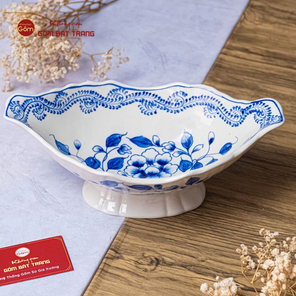 Bát Đựng Gà Cúng Hoa Phù Dung