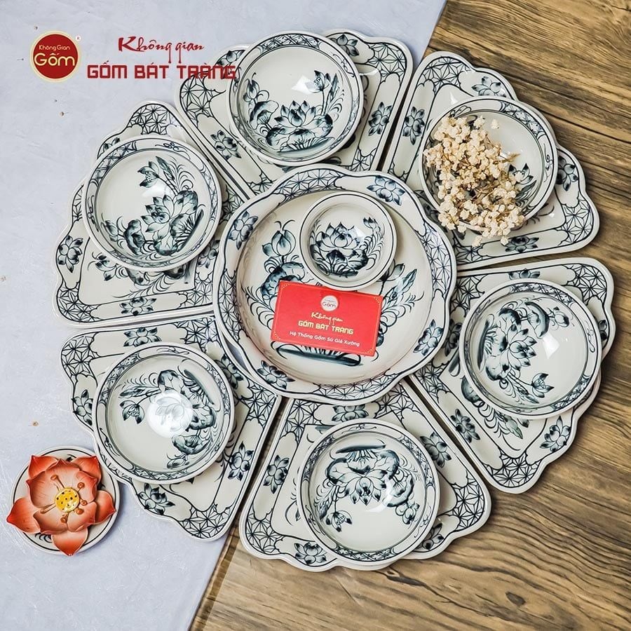 Bộ Mâm Cúng Hoa Mặt Trời Hoa Sen Tràm