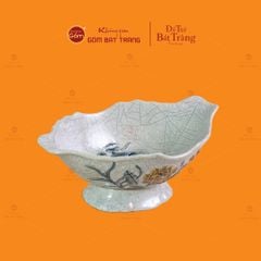 Bát Đựng Gà Cúng Men Rạn Hoa Sen