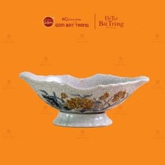 Bát Đựng Gà Cúng Men Rạn Hoa Sen