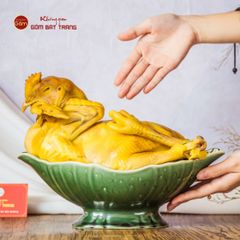 Bát Đựng Gà Cúng Hoa Bèo