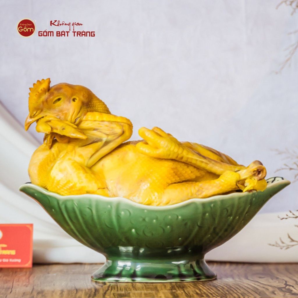 Bát Đựng Gà Cúng Hoa Bèo