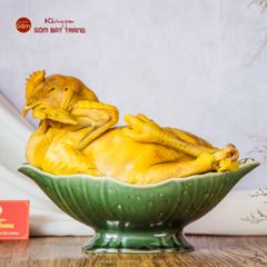Bát Đựng Gà Cúng Hoa Bèo