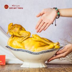 Bát Đựng Gà Cúng Hoa Dây