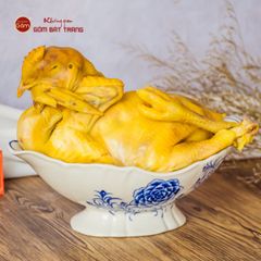 Bát Đựng Gà Cúng Hoa Mẫu Đơn