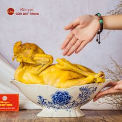 Bát Đựng Gà Cúng Hoa Mẫu Đơn