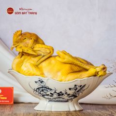 Bát Đựng Gà Cúng Hoa Sen Tràm