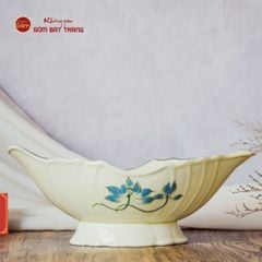 Bát Đựng Gà Cúng Hoa Sen Xanh
