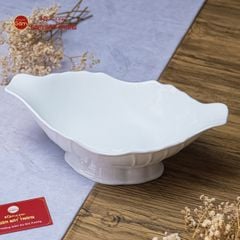 Bát Đựng Gà Cúng Men Trắng Trơn