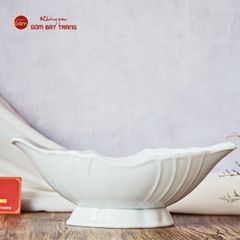 Bát Đựng Gà Cúng Men Trắng Trơn