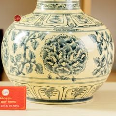Bình Hoa Lam Âm Dương Cha