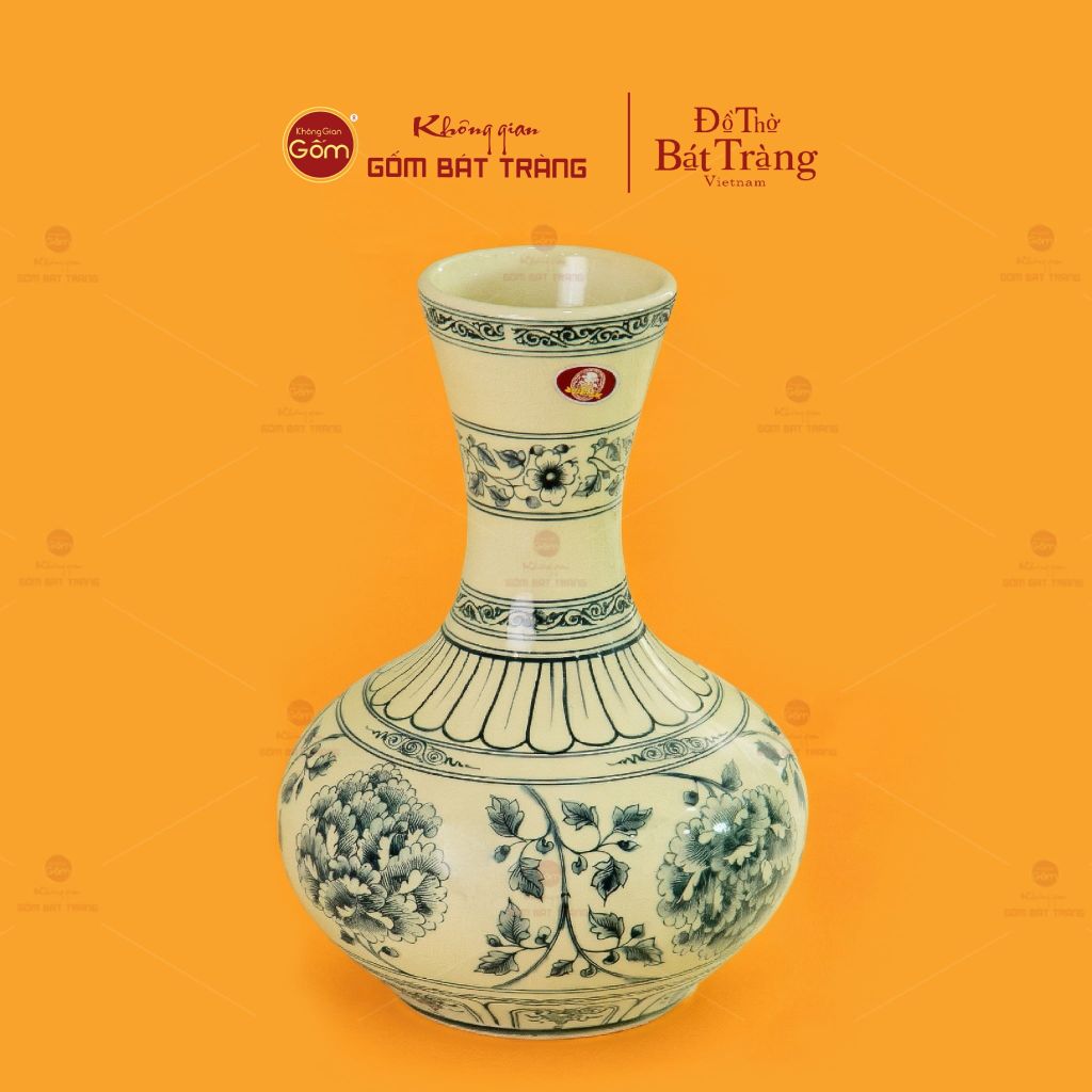 Bình Tỏi Dẹt Phú Quý Hoa Phù Dung