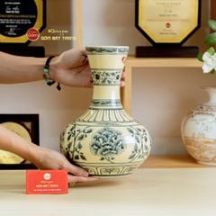 Bình Tỏi Dẹt Phú Quý Hoa Phù Dung