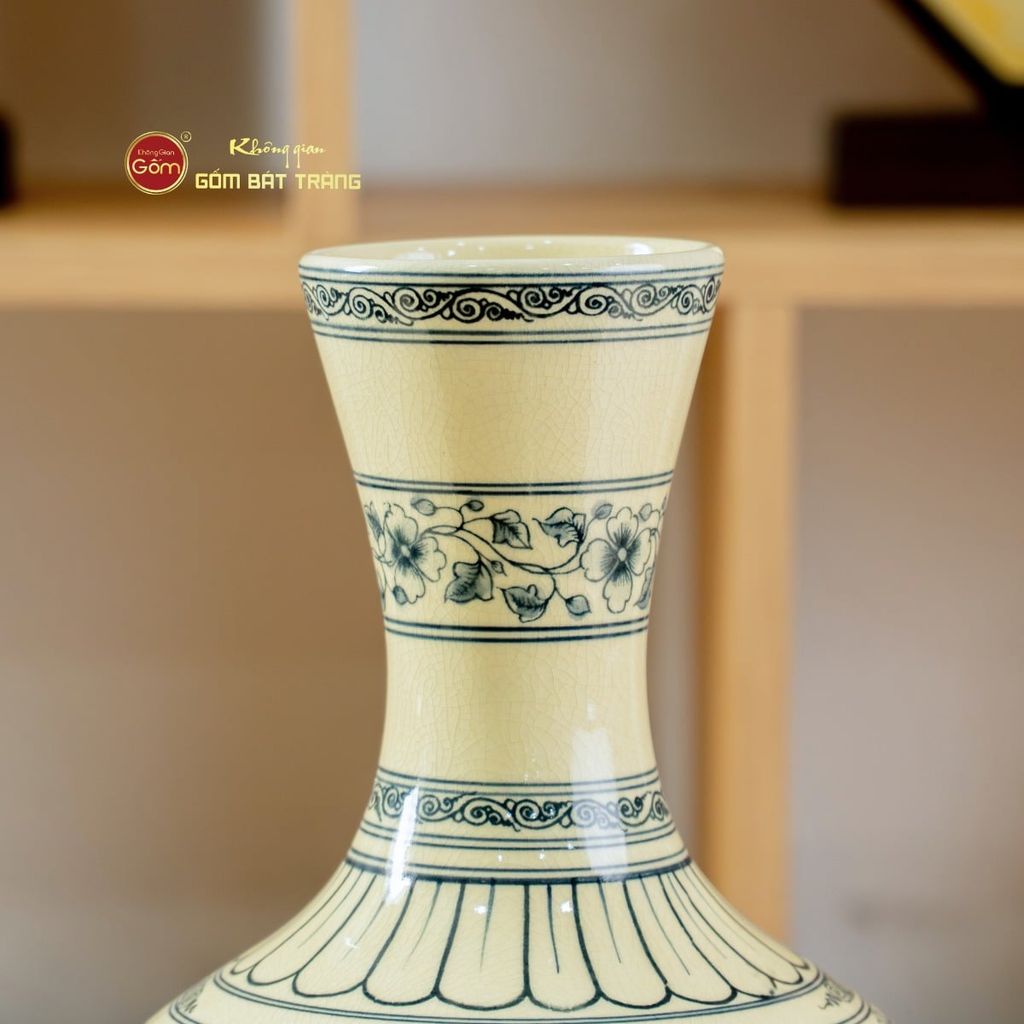 Bình Tỏi Dẹt Phú Quý Hoa Phù Dung