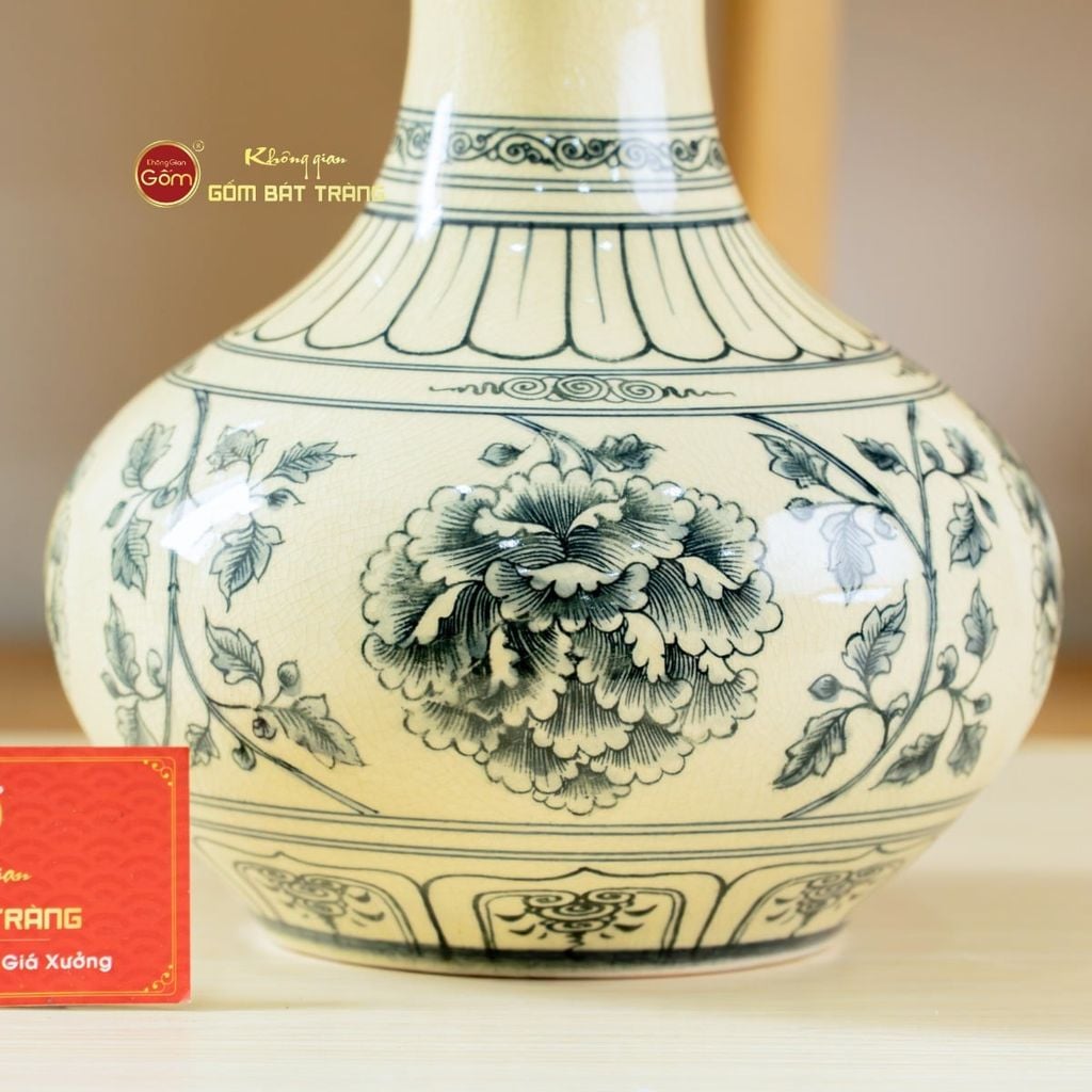 Bình Tỏi Dẹt Phú Quý Hoa Phù Dung