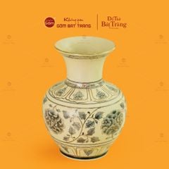 Bình Trường Phúc Vẽ Vàng Hoa Phù Dung