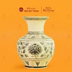 Bình Trường Phúc Vẽ Vàng Hoa Phù Dung