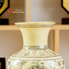 Bình Trường Phúc Vẽ Vàng Hoa Phù Dung