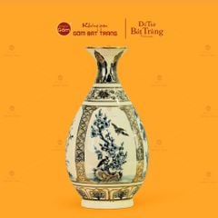 Bình Tứ Cảnh Vẽ Vàng Âm Dương Mẹ