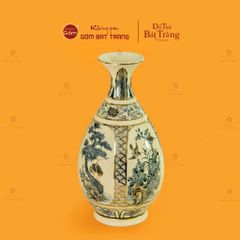 Bình Tứ Cảnh Vẽ Vàng Âm Dương Mẹ
