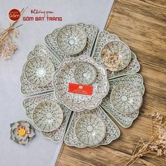 Bộ Mâm Cúng Hoa Mặt Trời Hoa Bèo