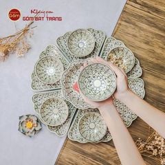 Bộ Mâm Cúng Hoa Mặt Trời Hoa Bèo