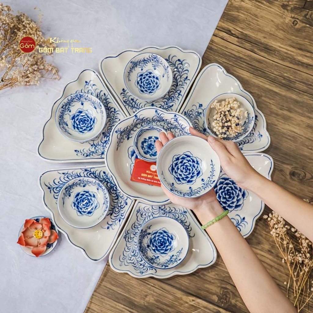 Bộ Mâm Cúng Hoa Mặt Trời Hoa Mẫu Đơn