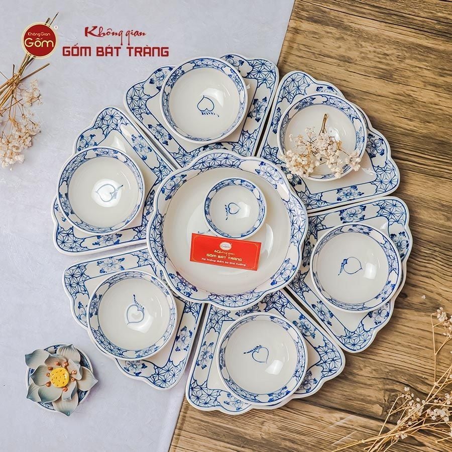 Bộ Mâm Cúng Hoa Mặt Trời Quả Đào