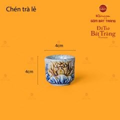 Bộ Kỷ 3 Chén Thờ Cong Men Rạn