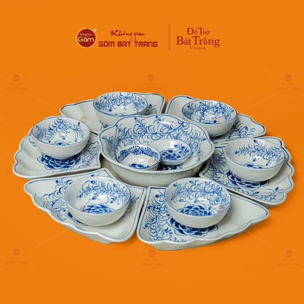 Bộ Mâm Cúng Hoa Mặt Trời Hoa Mẫu Đơn