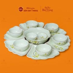 Bộ Mâm Cúng Hoa Mặt Trời Hoa Sen Vàng