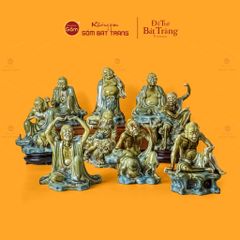 Bộ Tượng Men Ngọc Thập Bát La Hán