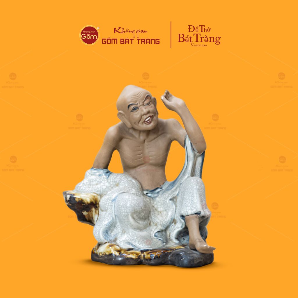 Bộ Tượng Men Rạn Thập Bát La Hán