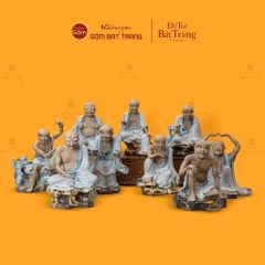 Bộ Tượng Men Rạn Thập Bát La Hán