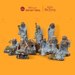 Bộ Tượng Men Rạn Thập Bát La Hán