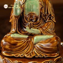 Bộ Tượng Sa Bà Tam Thánh Ngồi Có Đế